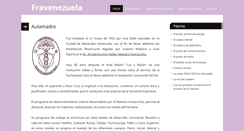 Desktop Screenshot of fravenezuela.com